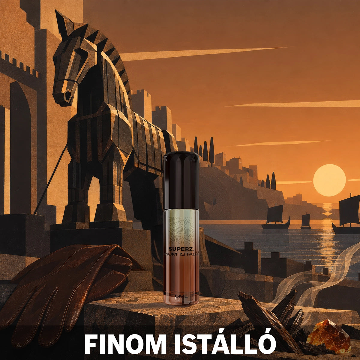 Finom Istálló - 6 ml exklusives 100% Parfümöl - Herren