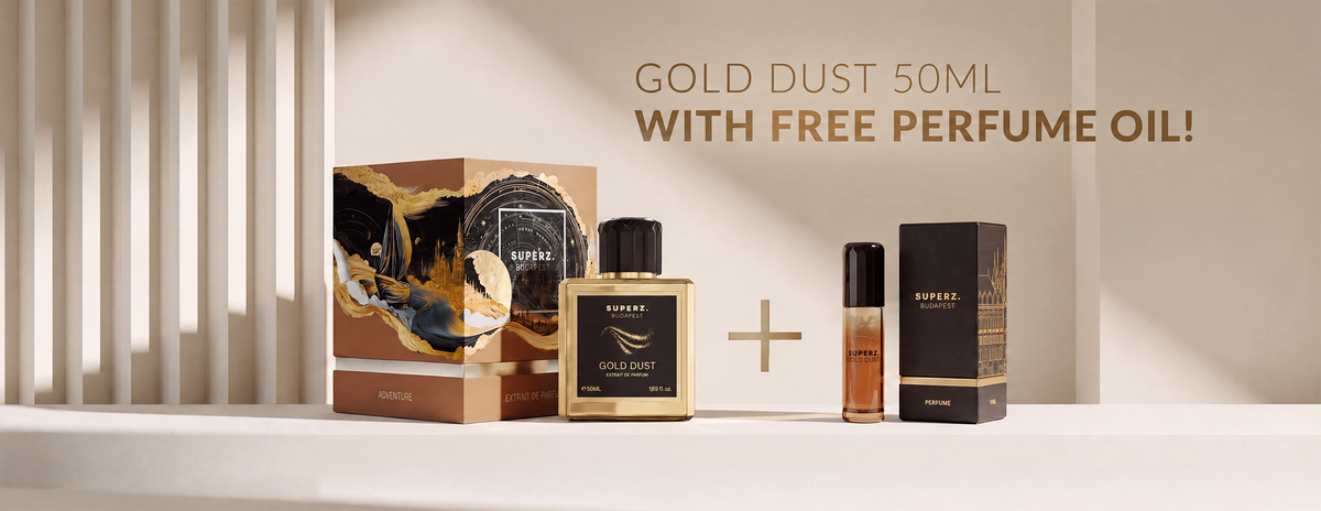 Gold Dust 50ml with gift Gold Dust 6ml perfume oil
