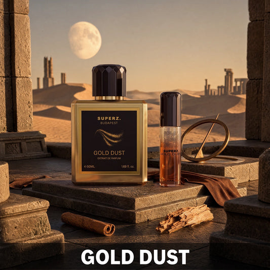 Gold Dust 1+1 Sale - 50 ml Extrait De Parfum - Man +Gift: Gold Dust - 6 ml Perfume oil