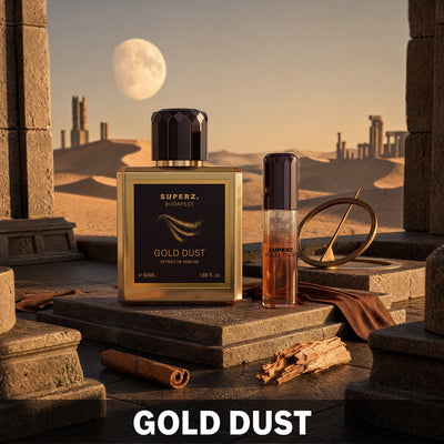 Gold Dust 1+1 Sale - 50 ml Extrait De Parfum - Man +Gift: Gold Dust - 6 ml Perfume oil