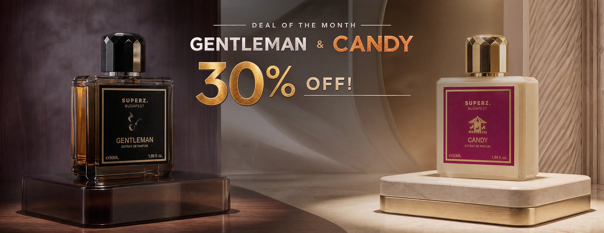 Deal of the month: Gentleman and Candy 30% OFF!